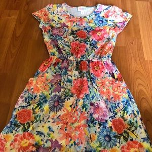 Girls LulaRoe “Mae” Dress